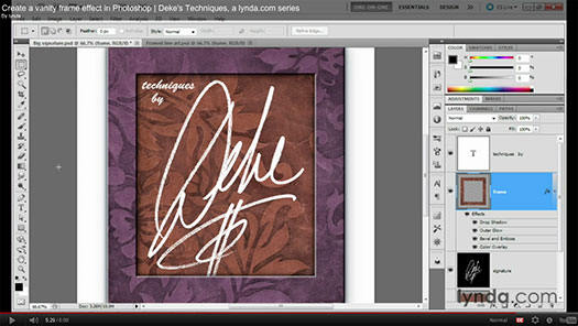 How To Create A Frame Effect In Photoshop - HD Video Tutorial