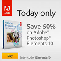Save 50% On Adobe Elements 10 In Adobe Store - EMENTS50