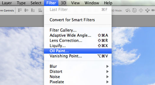 Photoshop CS6 Oil Paint Filter Tutorial