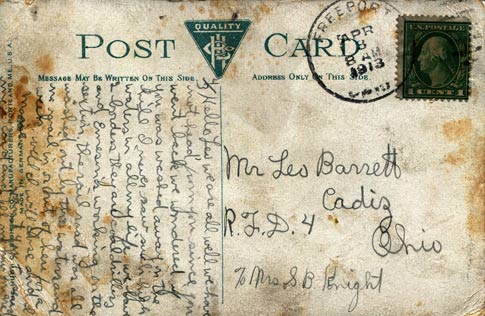 5 free antique postcard textures