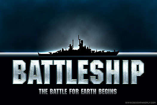 Battleship Text Effect Using Photoshop Layer Styles