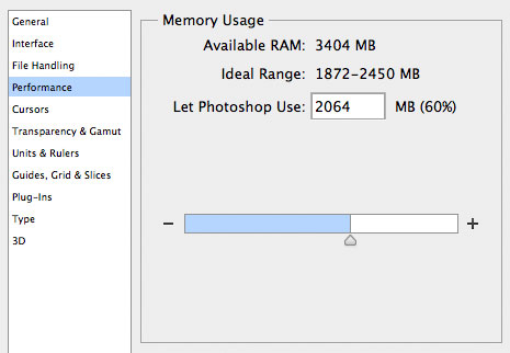 Photoshop CS6 Performance Tips