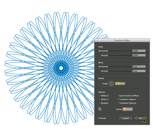 Creating A Spirograph-style Pattern From A Single Path In Illustrator - Video Tutorial And Step-by-Step