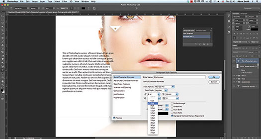 CS6 Tutorial - Formating Text In Photoshop CS6