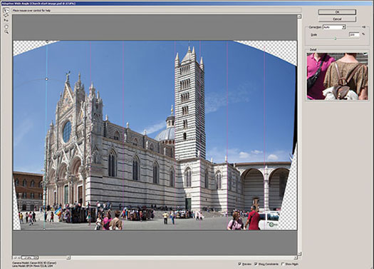 Working With The New CS6 Adaptive Wide Angle Filter