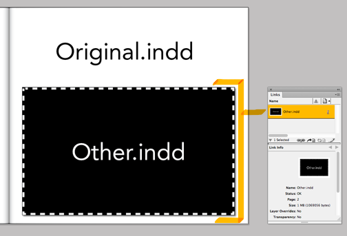 InDesign Video Tutorial - Placing One InDesign File Inside Another InDesign File