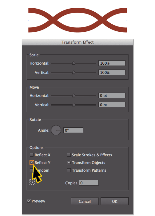 Creating Parts Of A Looping Braid For An Illustrator Pattern Brush