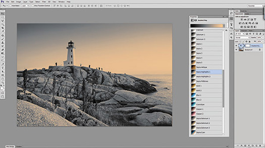 Uaing Photographic Toning Gradients In Photoshop CS6