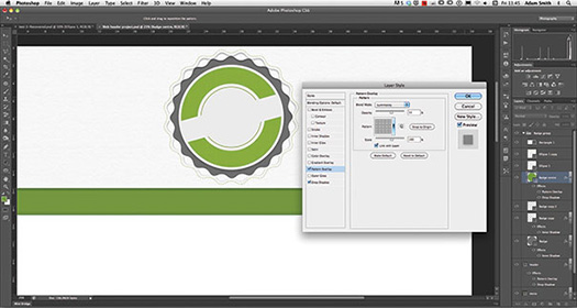 Create A Web Badge Using Vector Shapes Photoshop CS6