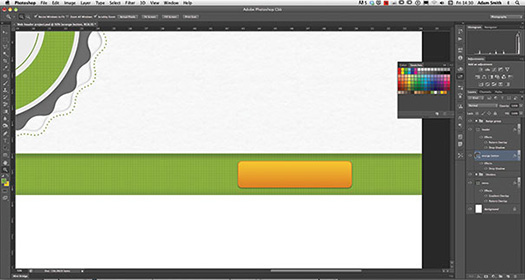 Create A Web Badge Using Vector Shapes Photoshop CS6