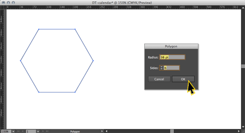 Create A 2013 Hexagonal Calendar In Illustrator