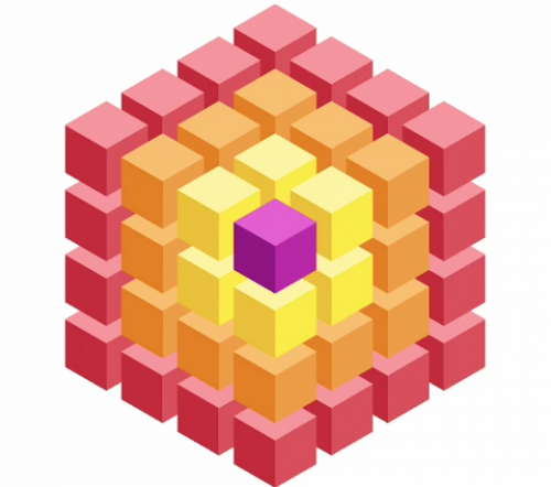 Draw an orthogonal cube in Illustrator