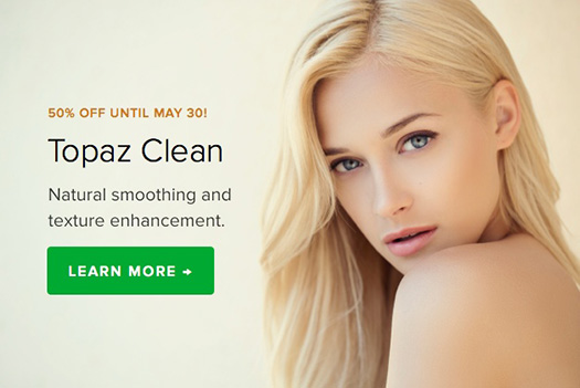 Topaz Clean Discount - 50% Off