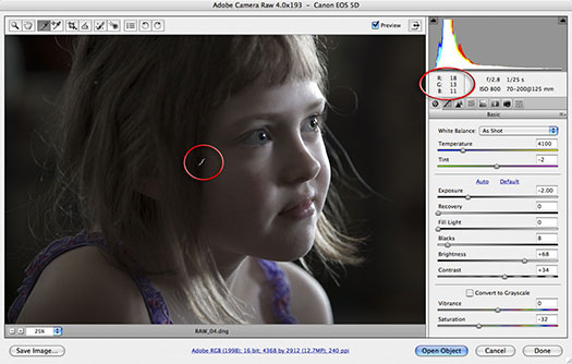 Adjusting Exposure in Adobe Camera Raw - Photoshop CS3 Tutorial - Mark Galer