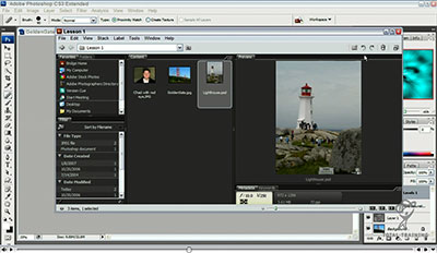 Click to launch the free Photoshop CS3 video tutorial from Total Training