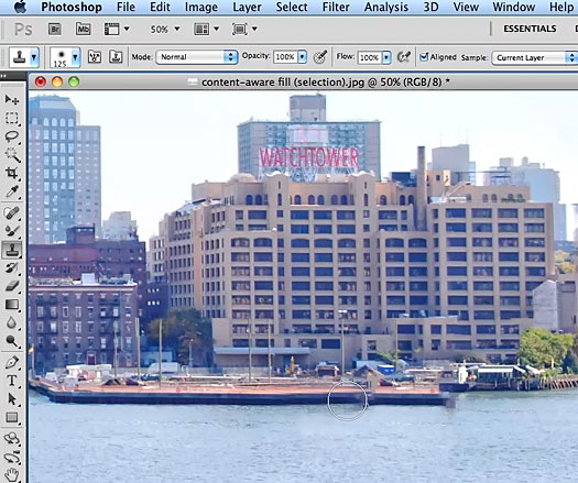 Working With Content Aware Fill In Photoshop CS5 - Photoshop CS5 Tutorial
